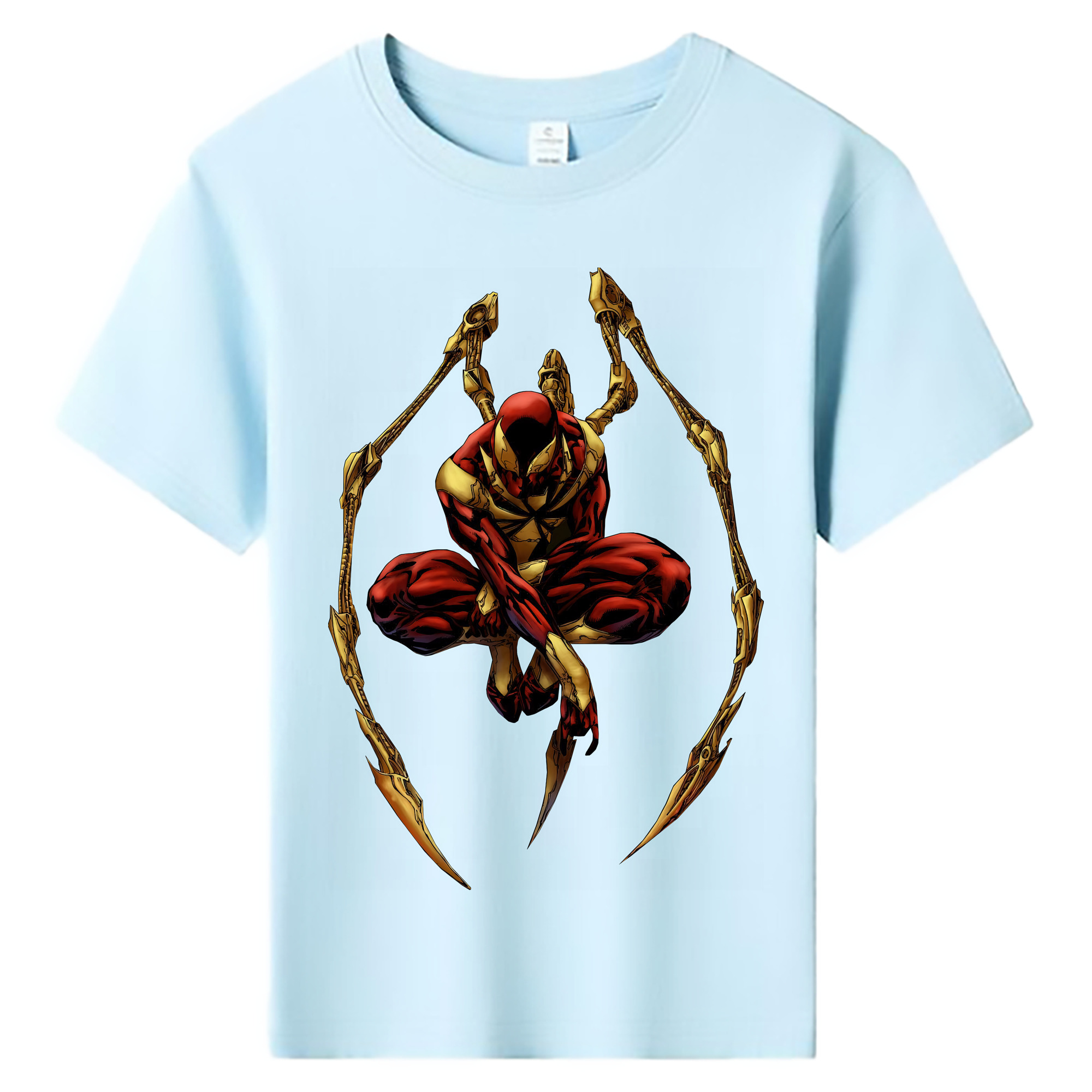 （画像用） Spider Man スパイダーマン 綿100％キッズTシャツ（フロントプリント）